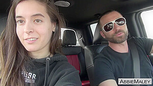 I Let James Fuck Me Against A Tree After The Car With Abbie Maley And James Deen