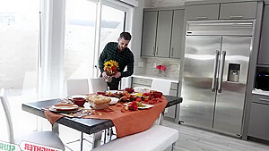thanksgiving day with a friend s stepdaughter